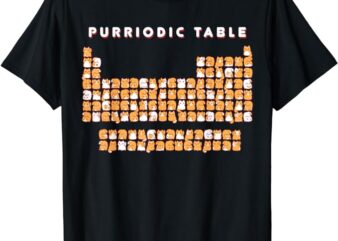 purriodic table cat funny T-Shirt
