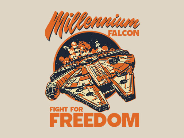 Falcon t shirt graphic design