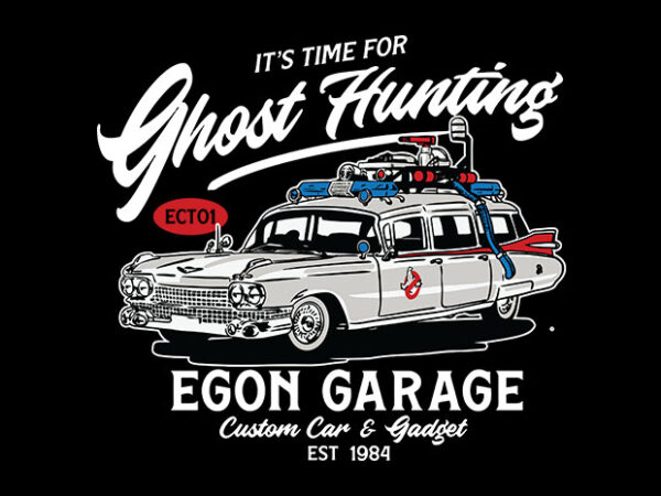 Egon garage vector clipart
