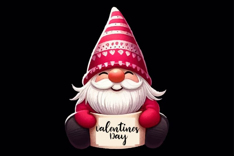 Valentines Gnomes PNG Sublimation