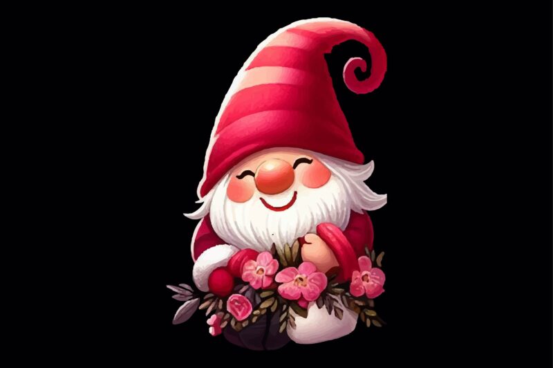 Valentines Gnomes PNG Sublimation