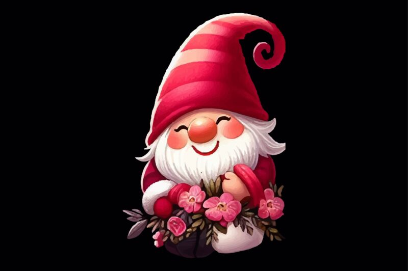 Valentines Gnomes PNG Sublimation