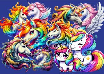 Unicorn PNG Sublimation