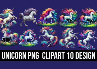 Unicorn PNG Clipart t shirt vector graphic