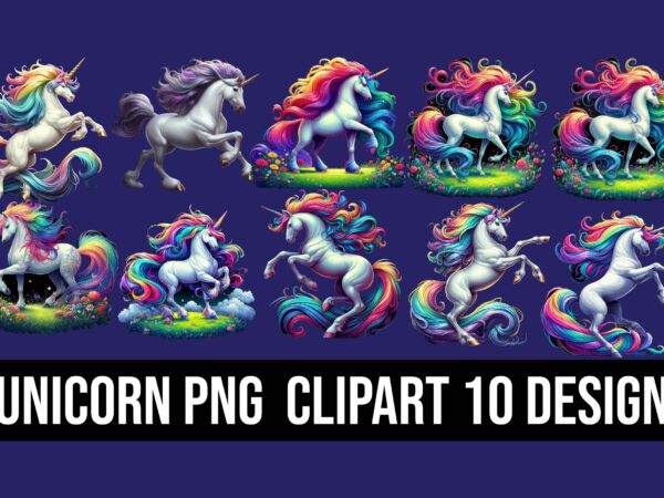 Unicorn png clipart t shirt vector graphic