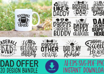 Happy Father’s Day SVG Bundle, Dad SVG bundle, Father’s Day SVG Bundle, Dad quotes svg, PNG clipart, Dad SVG bundle, svg bundle dad gift, Da