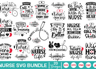 Nurse Quotes SVG Bundle, Nurse SVG Bundle, Nurse T-Shirt Bundle, Nurse quotes svg, Nurse SVG, Nurse, nursing, funny quotes, nurse nursing rn