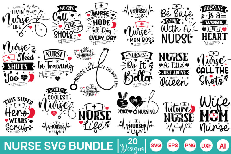 Nurse Quotes SVG Bundle, Nurse SVG Bundle, Nurse T-Shirt Bundle, Nurse quotes svg, Nurse SVG, Nurse, nursing, funny quotes, nurse nursing rn