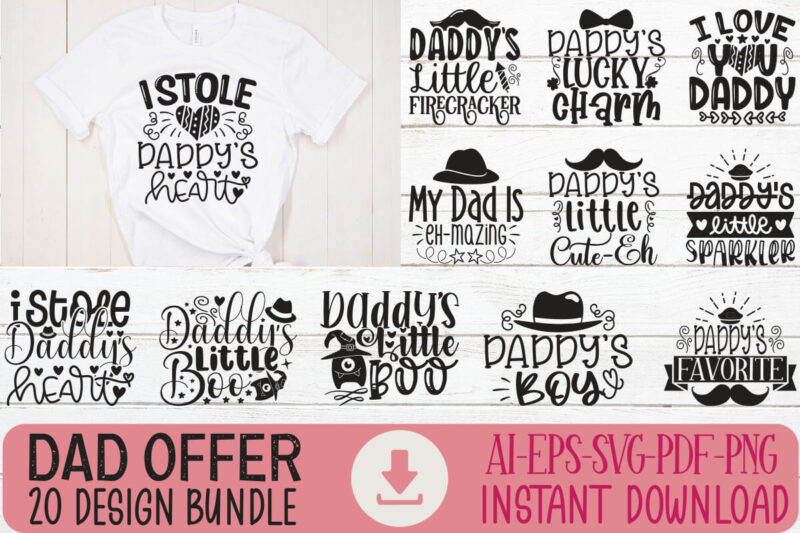 Happy Father’s Day SVG Bundle, Dad SVG bundle, Father’s Day SVG Bundle, Dad quotes svg, PNG clipart, Dad SVG bundle, svg bundle dad gift, Da