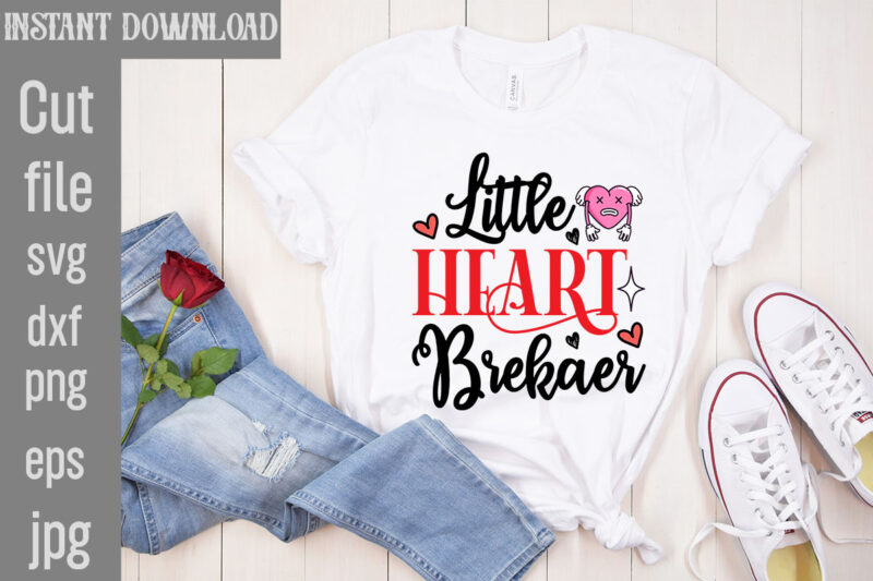 Valentine’s day t-shirt design bundle, happy valentine’s day t-shirt design, valentine svg bundle, valentine’s day sublimation png, love