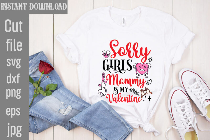 Valentine’s day t-shirt design bundle, happy valentine’s day t-shirt design, valentine svg bundle, valentine’s day sublimation png, love