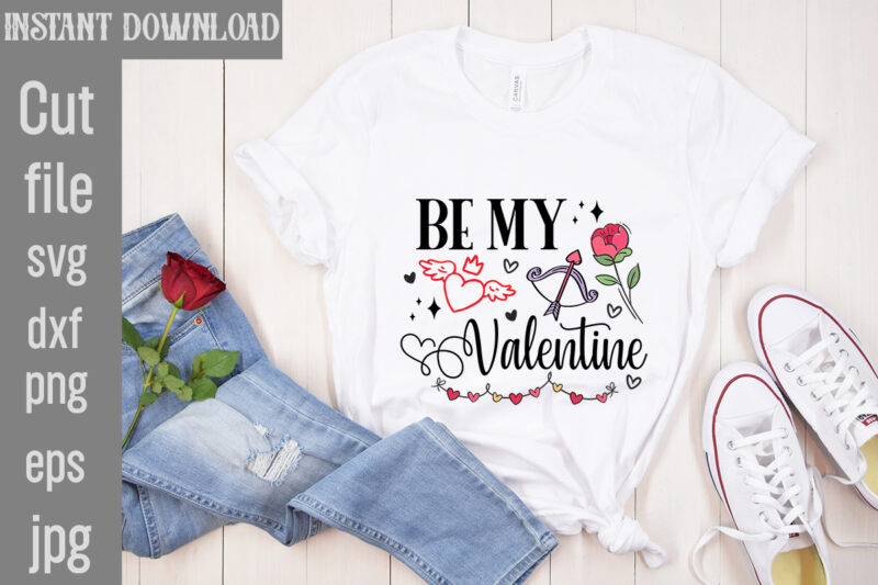 Valentine’s day t-shirt design bundle, happy valentine’s day t-shirt design, valentine svg bundle, valentine’s day sublimation png, love