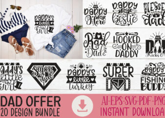 Happy Father’s Day SVG Bundle, Dad SVG bundle, Father’s Day SVG Bundle, Dad quotes svg, PNG clipart, Dad SVG bundle, svg bundle dad gift, Da