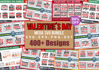 Mega valentine's day svg bundle, valentines day quotes svg bundle, love svg, valentine shirt, heart svg, valentine quotes shirt svg print