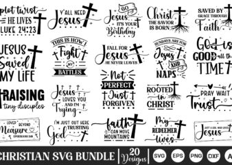 Christian SVG Bundle, Faith SVG bundle, christian SVG Bundle, christian SVG Designs, religious svg, faith svg, faith over fear SVG, christia