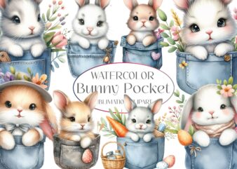 Bunny Pocket Shirt Sublimation Bundle