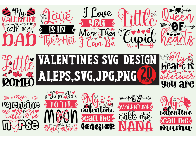 Valentines Day designs mega bundle,T shirt svg, Gnome svg designs, Cupid svg, Heart svg, Love day retro, Cricut svg png designs, Designs sv