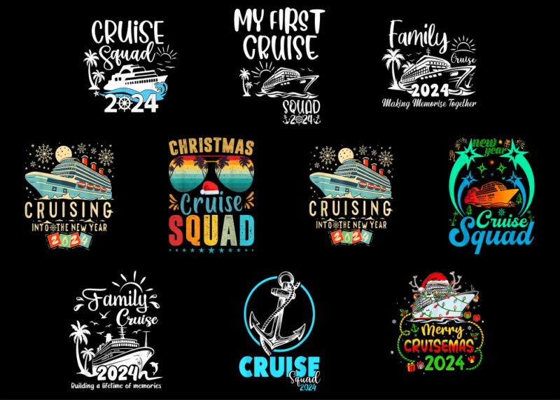 15 Cruise Squad 2024 Shirt Designs Bundle P10, Cruise Squad 2024 T-shirt, Cruise Squad 2024 png file, Cruise Squad 2024 digital file, Cruise