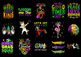 15 Mardi Gras Shirt Designs Bundle P11, Mardi Gras T-shirt, Mardi Gras png file, Mardi Gras digital file, Mardi Gras gift, Mardi Gras