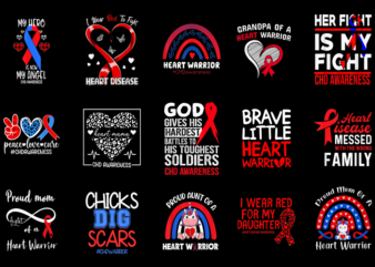 15 CHD Awareness Shirt Designs Bundle P11, CHD Awareness T-shirt, CHD Awareness png file, CHD Awareness digital file, CHD Awareness gift, CH