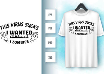 Zombies SVG t shirt graphic design