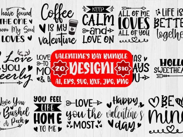 Happy valentine’s day shirt design bundle print template gift for valentine’s shirt print template, typography design for shirt, mugs, iron,