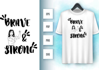 Strong Woman SVG t shirt template vector