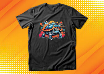 Sea Turtle t shirt template vector