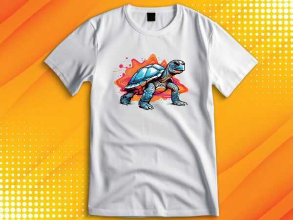 Sea turtle t shirt template vector