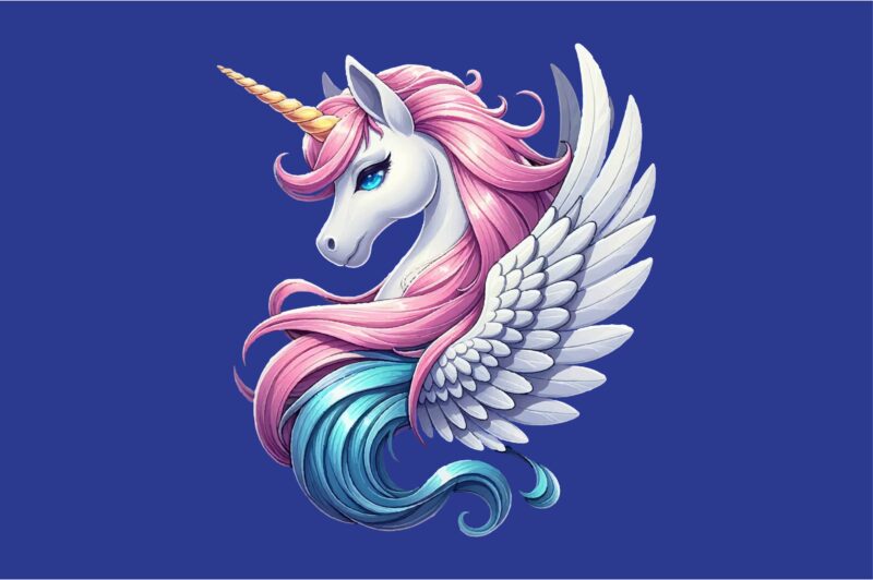 Unicorn PNG Sublimation