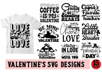 Valentine’s day SVG designs bundle , T shirt svg, Gnome svg designs, Cupid svg, Heart svg, Love day retro, Cricut svg png designs, Designs