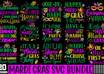 Mardi Gras T-shirt Bundle,Mardi Gras T-shirt Designs Bundle,20 Designs Mardi Gras SVG Bundle ,Mardi Gras T-shirt Bundle,Mardi Gras PNG File