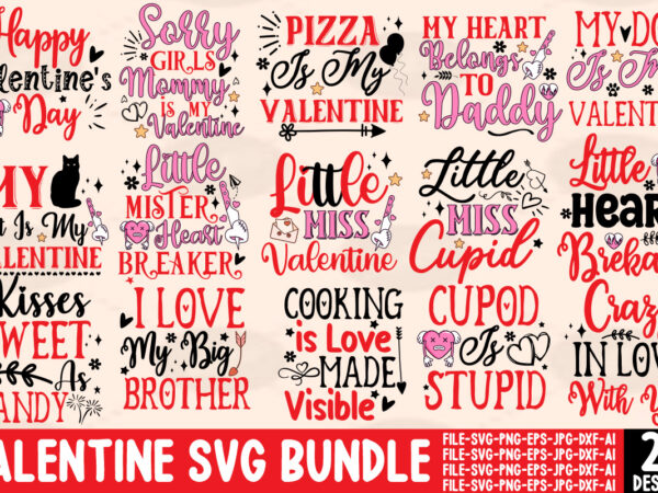 Valentine’s day t-shirt design bundle, happy valentine’s day t-shirt design, valentine svg bundle, valentine’s day sublimation png, love