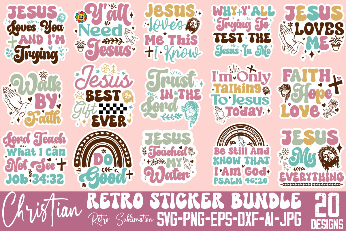 Hope Bible Verse Printable Stickers for Cricut