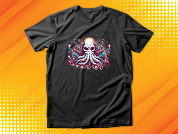 Octopus t shirt design online