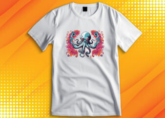 Octopus t shirt design online