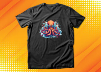 Octopus t shirt design online