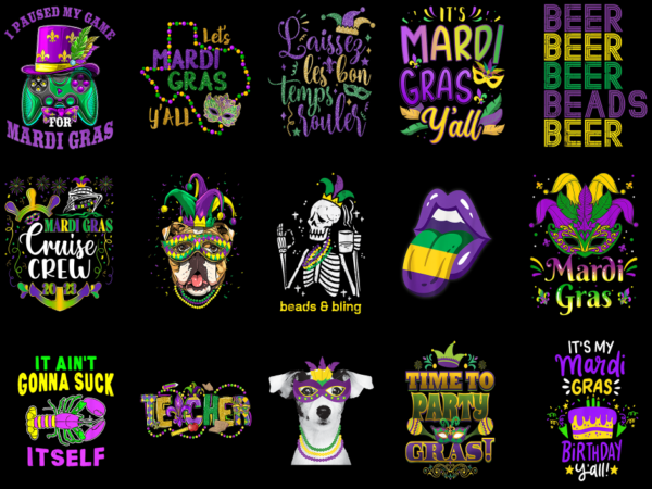 15 mardi gras shirt designs bundle p23, mardi gras t-shirt, mardi gras png file, mardi gras digital file, mardi gras gift, mardi gras downlo