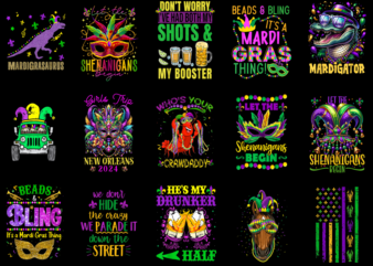 15 Mardi Gras Shirt Designs Bundle P28, Mardi Gras T-shirt, Mardi Gras png file, Mardi Gras digital file, Mardi Gras gift, Mardi Gras downlo