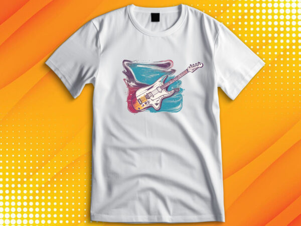 Electric guitar vector clipart