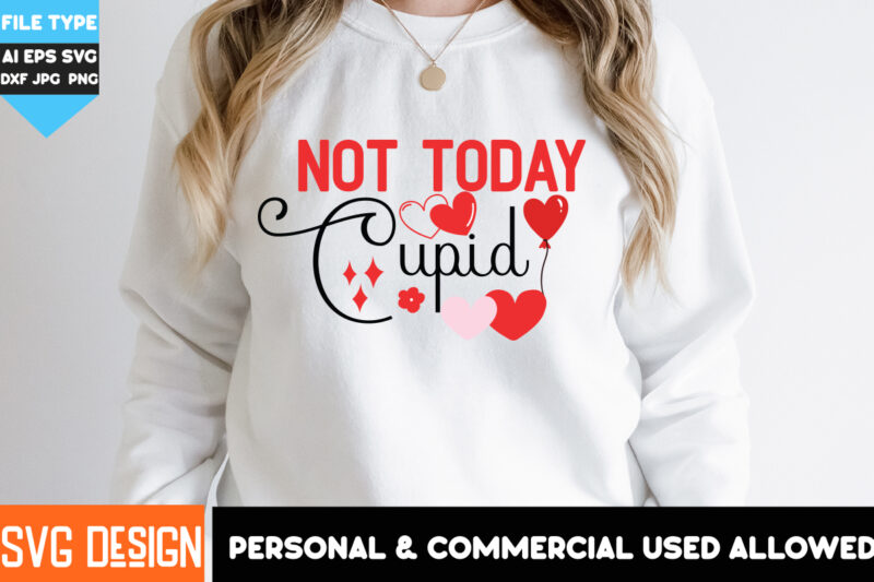 Valentine’s Day T-Shirt Design Bundle, Happy Valentine’s Day T-Shirt Design, Valentine SVG Bundle,Valentine’s Day Sublimation PNG,Valentine