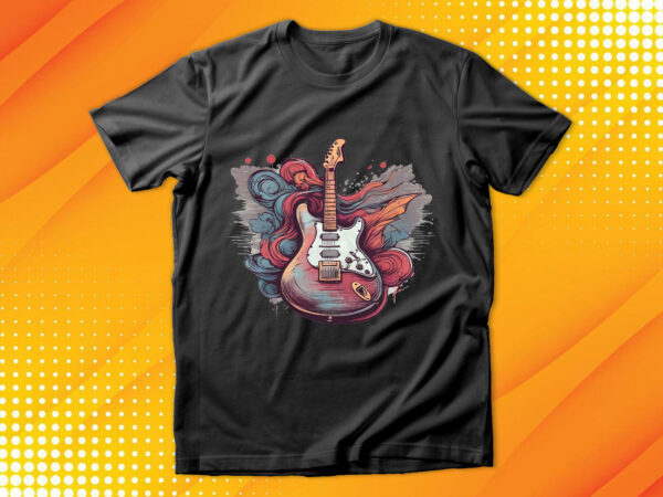 Electric guitar vector clipart