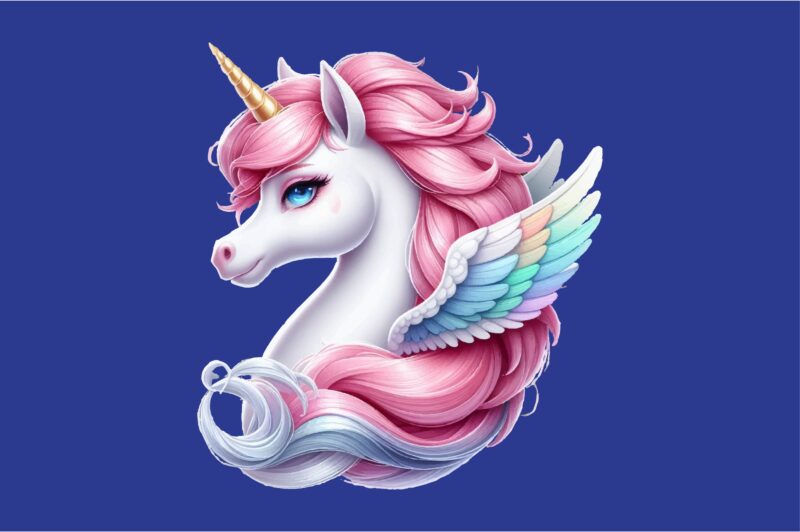 Unicorn PNG Sublimation