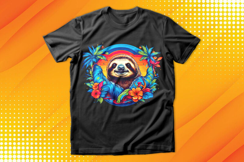 Sloth T-Shirt Design