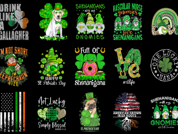 15 st. patrick’s day shirt designs bundle p4, st. patrick’s day t-shirt, st. patrick’s day png file, st. patrick’s day digital file, st. pat