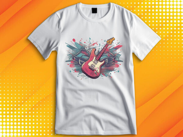 Electric guitar vector clipart