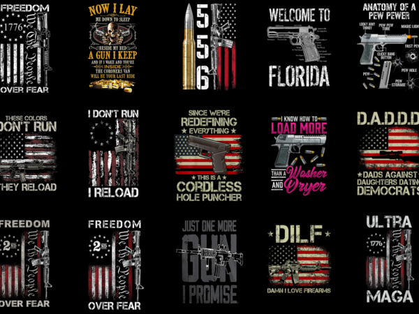 15 gun shirt designs bundle p5, gun t-shirt, gun png file, gun digital file, gun gift, gun download, gun design
