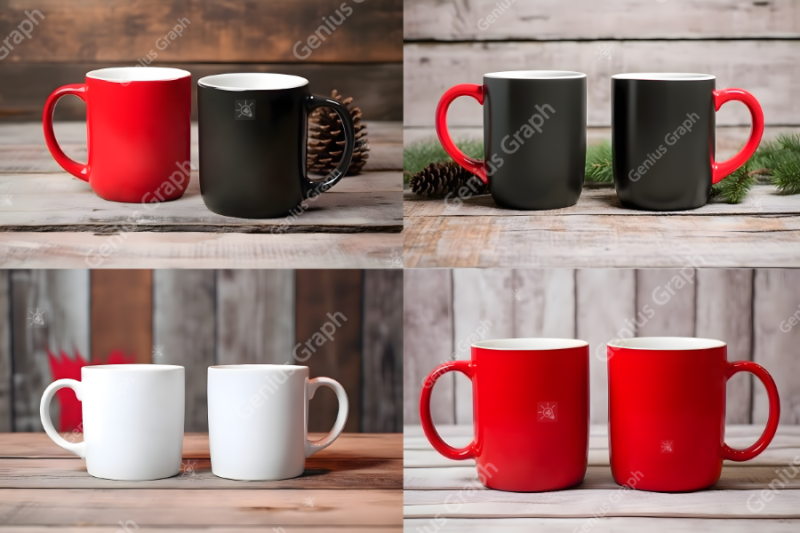 POD Marketing Mug Mockup Bundle