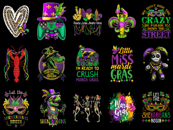 15 mardi gras shirt designs bundle p6, mardi gras t-shirt, mardi gras png file, mardi gras digital file, mardi gras gift, mardi gras downloa