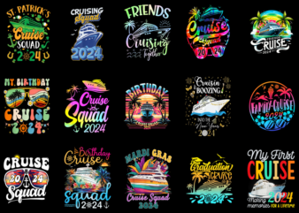 15 Cruise Squad 2024 Shirt Designs Bundle P6, Cruise Squad 2024 T-shirt, Cruise Squad 2024 png file, Cruise Squad 2024 digital file, Cruise